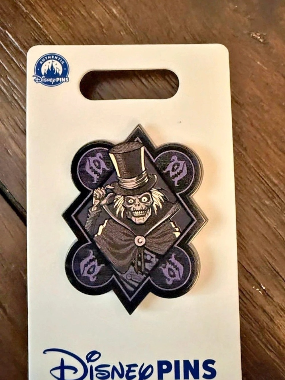 Disney Pins Disney Pin Hatbox Ghost Black Purple NWT